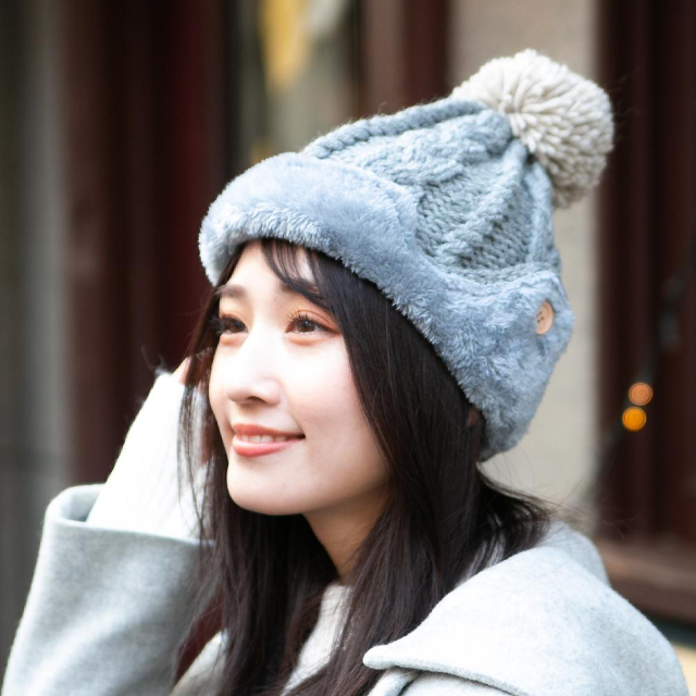 【イチヨンプラス】飛行帽風ニット帽