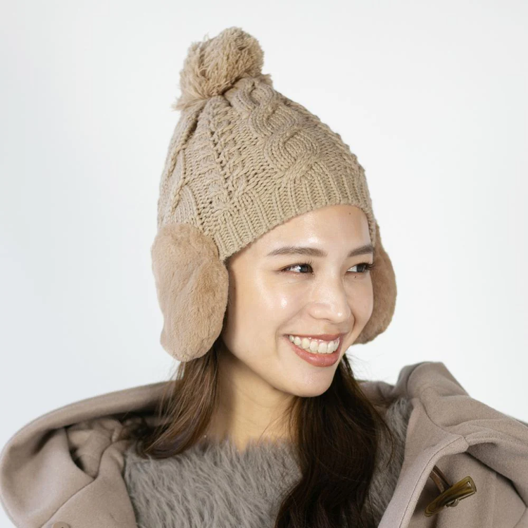 【イチヨンプラス】耳あてポンポンワッチ