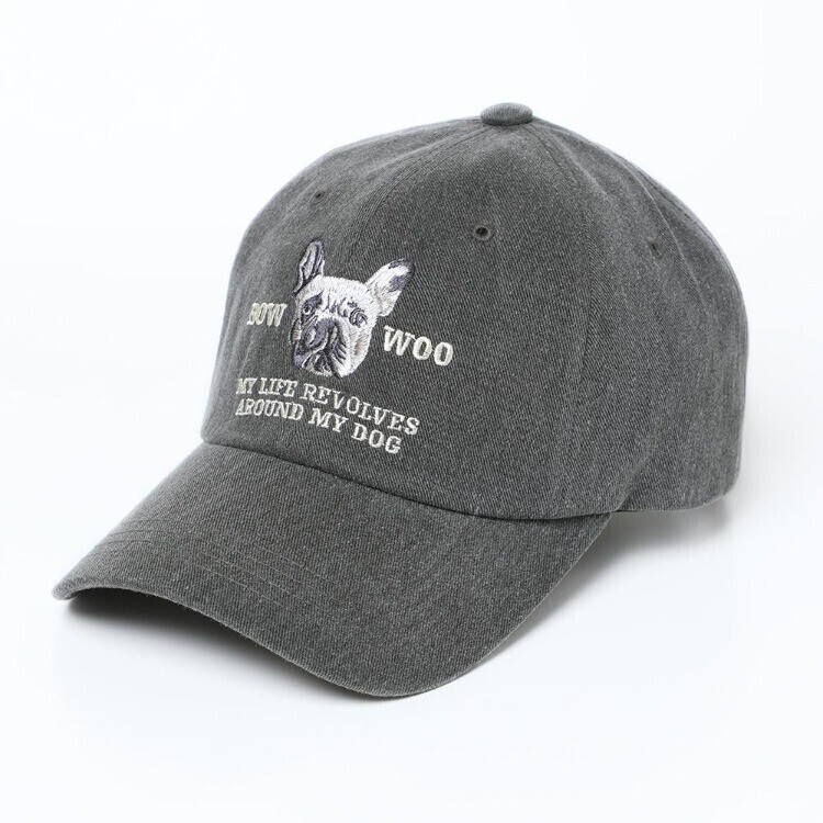 【イチヨンプラス】犬刺繍CAP