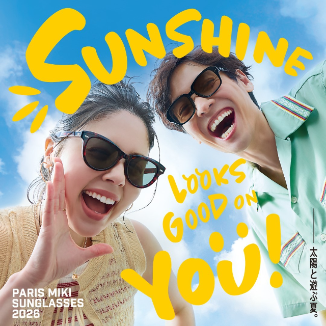 【パリミキ】春夏サングラス新作入荷いたしました
