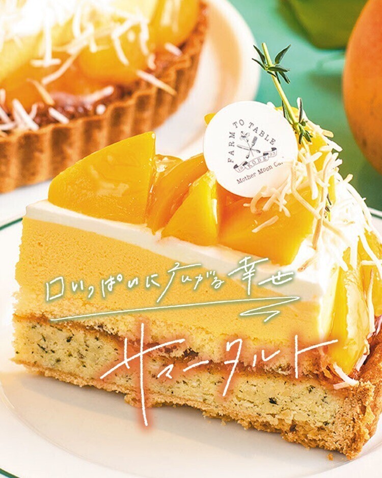 口いっぱいに広がる幸せ サマータルト